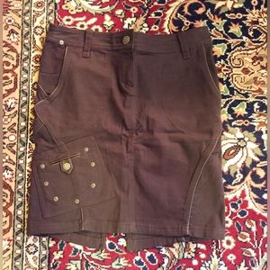 Vintage MNG Skirt Brown Mango Skirt from Istanbul Turkey